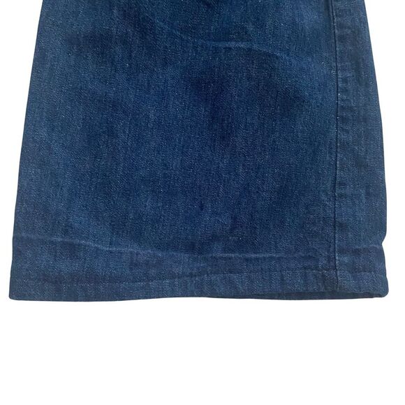 Vintage Rainbow Stitch Wide Leg Denim Jeans - Picture 5 of 10